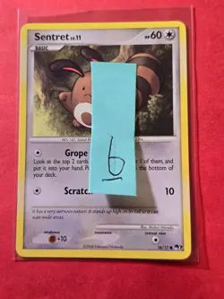 2008 Pokemon Organized Play Series 7 #16 Sentret, C, NF/H, cd6 - Image 3