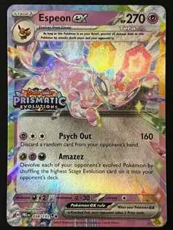 Pokemon TCG Espeon ex 034/131 Stamped Promo - Prismatic Evolutions - Fresh ✅ #1 - Image 1