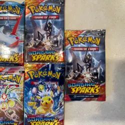Pokemon TCG Scarlet And Violet Surging Sparks Sealed Booster Packs Lot Of 7 - Image 4