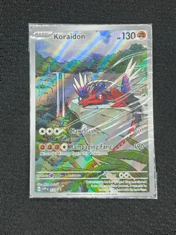 KORAIDON SVP014 Scarlet & Violet Sealed Promo Holofoil Pokemon TCG Near Mint - Image 1