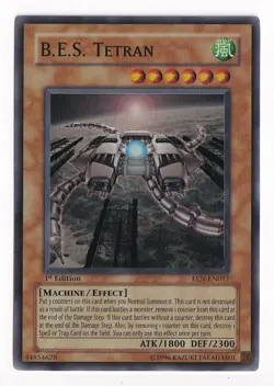 Yu-Gi-Oh B.E.S. Tetran EEN-EN017 Super Rare 1st Edition NM - Image 1