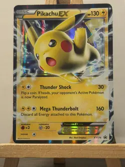 Pokemon TCG Pikachu- EX XY174 Black Star Promo Original 20th anniversary XY - Image 1