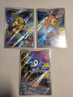 Pokemon 2026 First Partner Illustration Collection Series 1 Promos Set 40-42 - Image 1