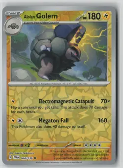 Alolan Golem (046/159) [Reverse Holo] Pokemon SV09: Journey Together [ENG] - Image 1