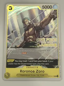OnePiece TCG - Roronoa Zoro OP10-113 (Judge Pack Vol. 6) - Image 1
