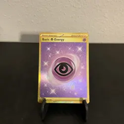 Basic Psychic Energy 207/165 Sv Scarlet & Violet 151 Holo Gold Pokemon Card - Image 1