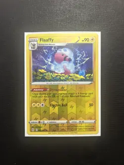 Pokemon TCG Evolving Skies Flaaffy Reverse Holo Card 55/203 - Image 1