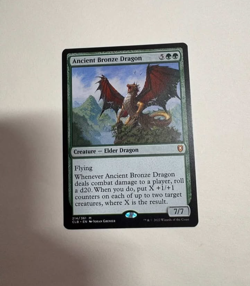 Mtg Ancient Bronze Dragon Card Dungens and Dragons - Image 1