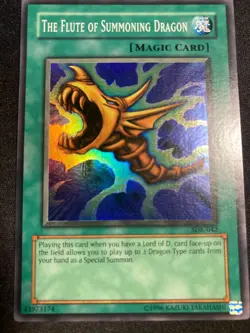 The Flute of Summoning Dragon SDK-042 - LP - Super Rare - Dark Printing - Image 1
