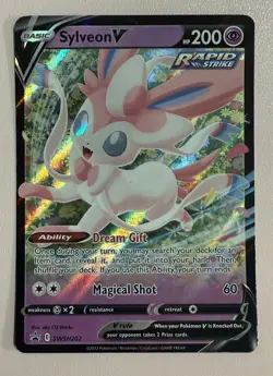 POKEMON TCG Sylveon V SWSH202 SWSH: Sword & Shield Promo Cards Holo - Image 1