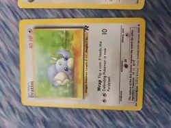 Set Of 2 Pokemon Cards : Dratini 53/82 + Dark Dragonair 33/82 1ST EDITIONS! - Image 2