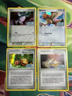 Ex Crystal Guardians 2006 Stamped Set Era Reverse Holo 4 Pokemon Card Lot - Image 1