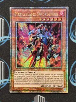 Yugioh Metalflame Swordsman SUDA-EN014 Quarter Century Secret Rare NM 1st Ed - Image 1