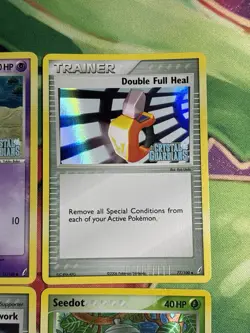 Ex Crystal Guardians 2006 Stamped Set Era Reverse Holo 4 Pokemon Card Lot - Image 3