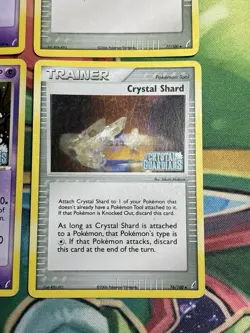 Ex Crystal Guardians 2006 Stamped Set Era Reverse Holo 4 Pokemon Card Lot - Image 4