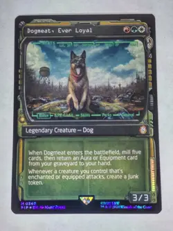 MTG Dogmeat, Ever Loyal FOIL - Fallout 0340 - Image 1