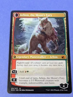 MTG: Innistrad: Arlinn, the Pack's Hope/Arlinn, the Moon's Fury #211/277 - NM - Image 2
