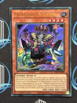 Yugioh Mimighoul Master INFO-EN090 Ultra Rare 1st Edition - Image 1