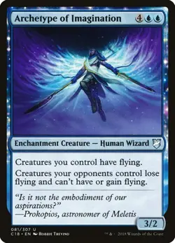 NM Archetype of Imagination, MTG, Commander 2018, Magic the Gathering, 81 - Image 1