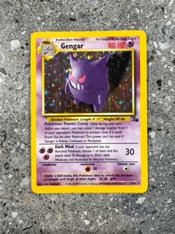 Pokemon TCG Cards Gengar 5/62 Fossil Holo Rare NM-M - Image 1