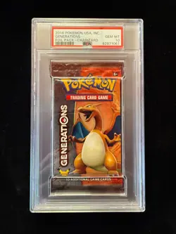 2016 Pokemon USA Inc Generations Foil Pack Charizard GEM MT 10 Graded PSA - Image 1