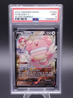 Pokemon Blissey V Silver Tempest Trainer Gallery Alt Art TG22/TG30 PSA 9 - Image 1