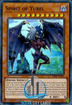 Yugioh Spirit of Yubel PHNI-EN001 Super Rare 1st Edition - Image 1