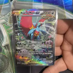Roaring Moon EX 251/182SV04: Paradox Rift Holo Pokemon NM TCG SIR - Image 1