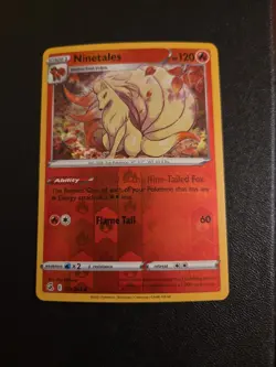 Ninetales (31) 031/264 Reverse Holo Pokemon SWSH08: Fusion Strike NM - Image 1