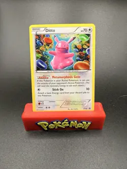 Pokemon TCG Ditto Promo Holo XY40 Basic XY Transform 70HP English 2015 (NM) - Image 1