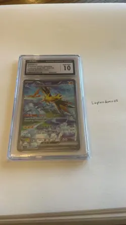 2023 POKEMON JAPANESE POKEMON 151 SPECIAL ART RARE ZAPDOS EX CGC 10 GEM MINT - Image 1