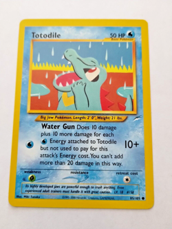 Pokemon TCG Totodile Neo Destiny 85 Regular Unlimited Common - Uncirculated - Image 1