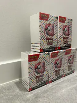 5 x Pokemon Scarlet & Violet 151 English Booster Box Bundles (Sealed) - Image 2