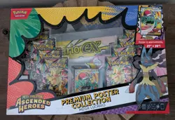 Pokemon Ascended Heroes - Premium Poster Collection Mega Lucario EX - IN HAND - Image 1