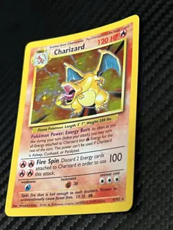 Charizard 4/102 Holo Rare Base Set Unlimited Pokemon TCG WOTC 🔥 - Image 3