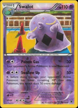Pokemon - Swalot #38/119 - XY - Phantom Forces Reverse Holo - Image 1