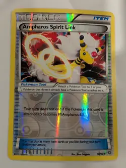 Ampharos Spirit Link 70/98 - XY Ancient Origins Pokemon Reverse Holo Foil Nice! - Image 1