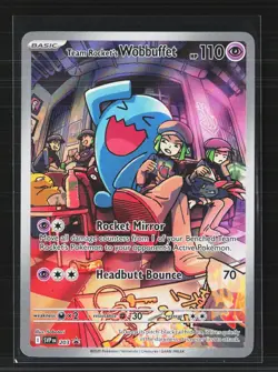 Pokemon 2025 Scarlet & Violet Promo Team Rocket's Wobbuffet FA #SVP EN 203 - Image 1