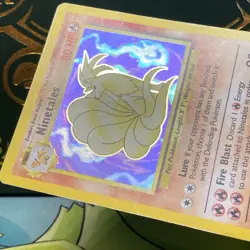 Ninetales 12/102 Pokemon 1999 Base Set Holo. MP - Image 4