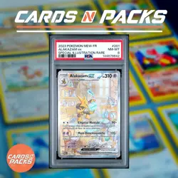 Carte Pokemon Alakazam ex 201/165 EV3.5 MEW 151 PSA 8 ✨ - Image 1