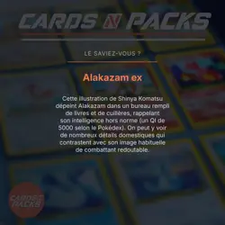 Carte Pokemon Alakazam ex 201/165 EV3.5 MEW 151 PSA 8 ✨ - Image 4