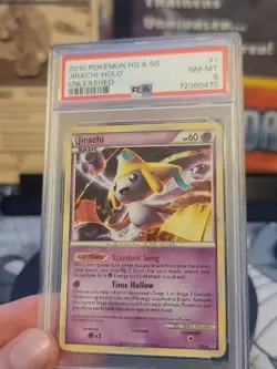 2010 Pokemon Jirachi Holo 1/95 Unleashed PSA 8 CGC BGS - Image 2