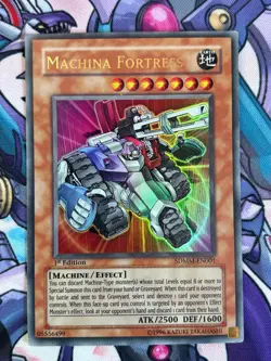 Machina Fortress SDMM-EN001 ULTRA RARE YuGiOh Card First Edition - Image 1