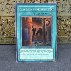 Yugioh Dark Room of Nightmare PGD-082 Super Rare 1st Edition NM - Image 1
