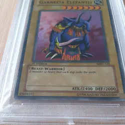 2002 YU-GI-OH! MRD-METAL RAIDERS 1ST ED #125 GARNECIA ELEFANTIS PSA 10 - Image 3