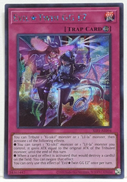 Yugioh Asia English Evil Twin GG EZ SLF1-AE094 Secret Rare - Image 1