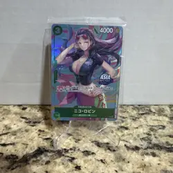Nico Robin P-111 P ASIA PROMO One Piece Mini-tin Pack Set vol.2 Japanese SEALED - Image 1