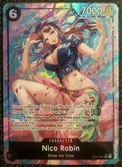 Nico Robin Alt Art Legacy of the Master #OP12-087 SR One Piece TCG - Image 1
