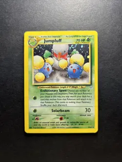 Jumpluff 9/64 Pokemon Neo Revelation Unlimited Holo Rare Card WOTC LP/MP 🌀 - Image 1