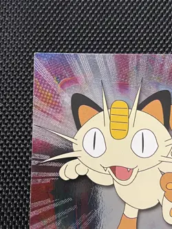 Meowth #52 2000 Topps Chrome Holo TV Animation Edition card - Image 2